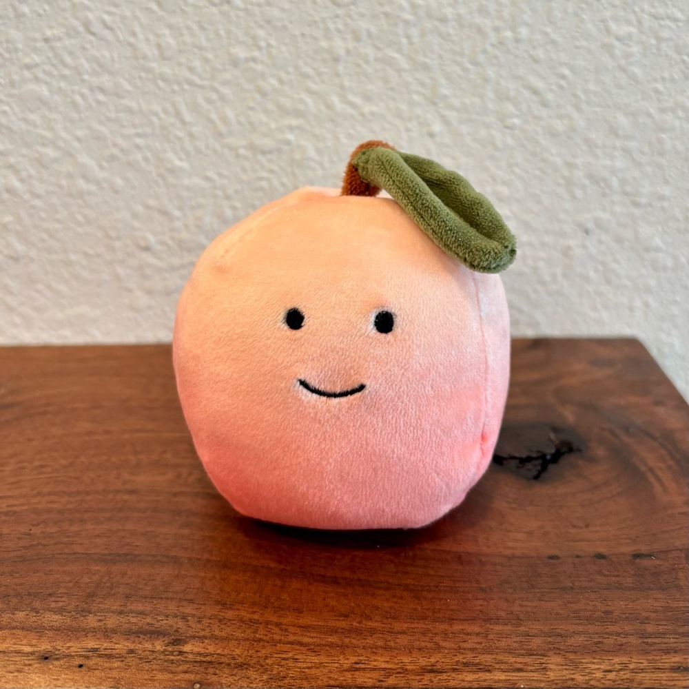 🍑 Jellycat Fabulous Fruit Peach Cute Squishy Peach Plush Toy